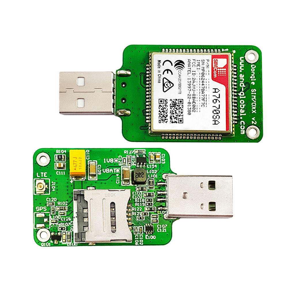 cheap USB dongle A7670SA LASE support 4G LTE-CAT1,A7670SA(South American band)