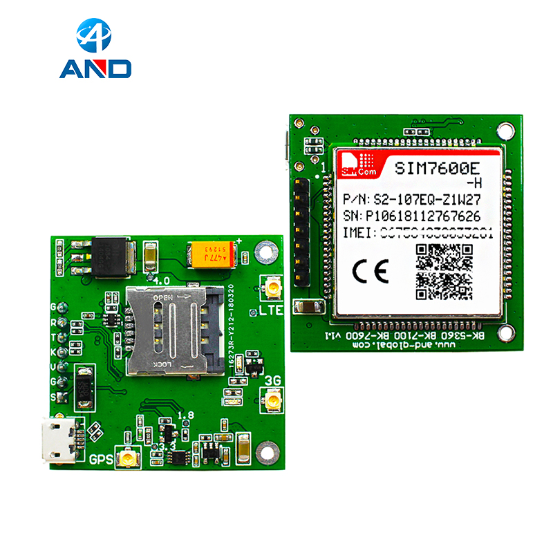 Lte Cat4 Module Board Sim7600e-h Sim7600 Series 4g Core Board With Gps And 4g Antenna