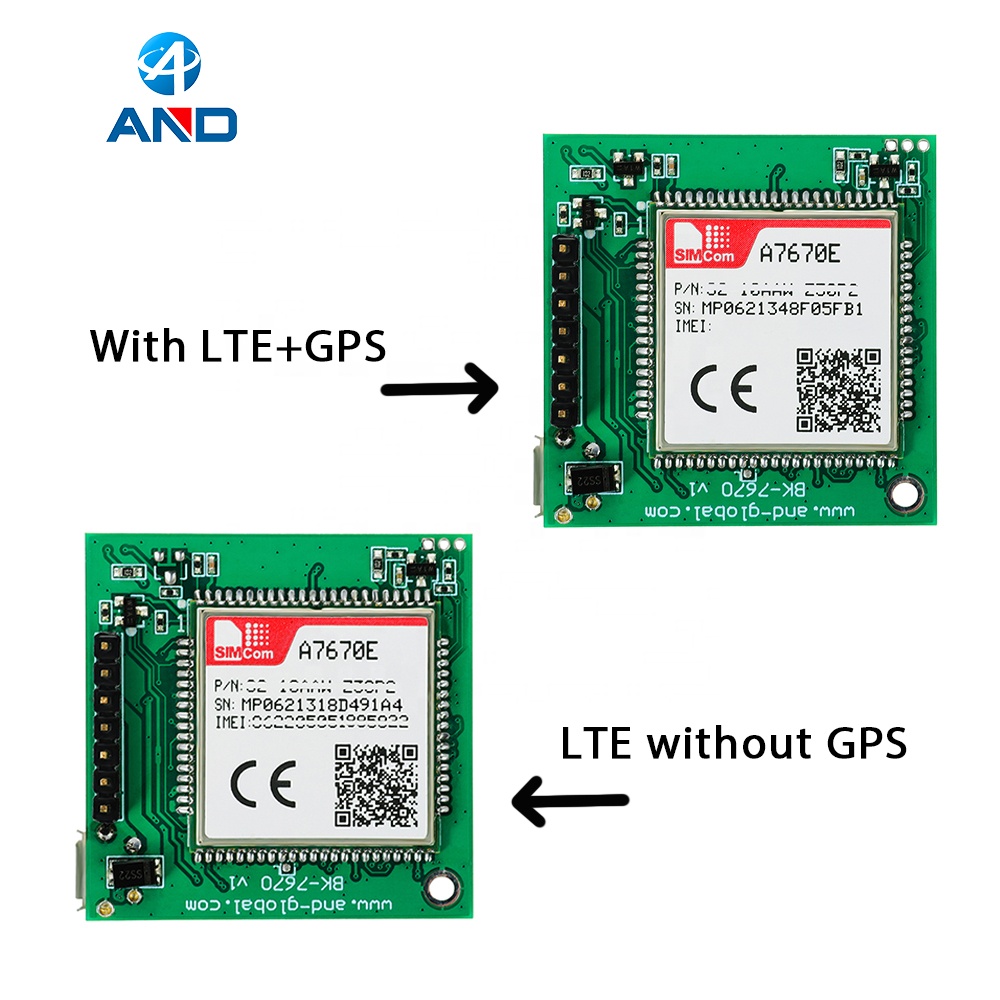 Simcom A7670e 4g Cat 1 With Gsm Gps Module With Development Core Board Wireless Communication Ttl With 4g Gps Antennas