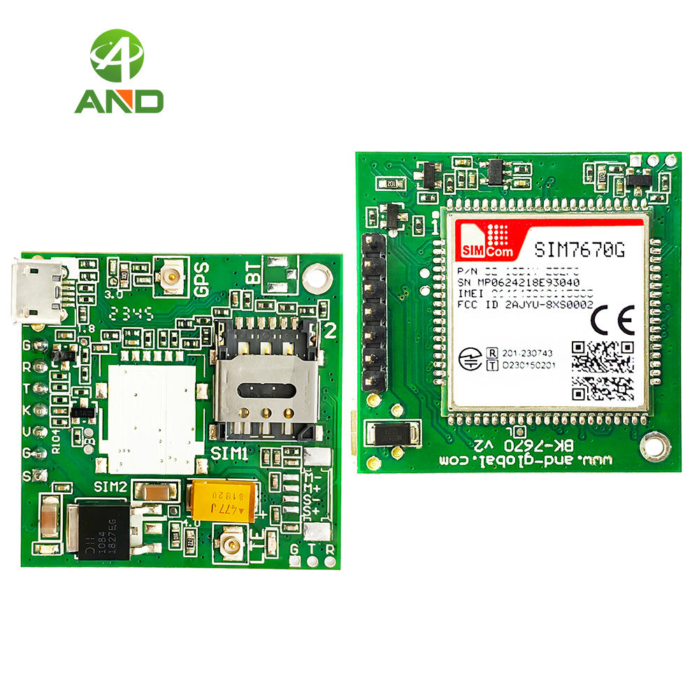 4G communication SIM7670G LTE Cat1 module Global,Qualcomm SIM7670G breakout kit development Core Board