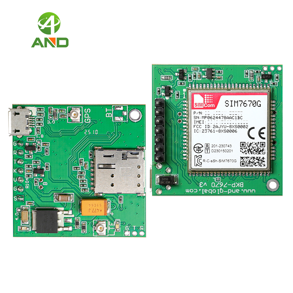 1pc new push push Nano sim slot SIM7670G development LTE Cat1 Qualcomm SIM7670G breakout kit global bands