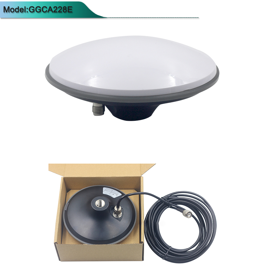 New 3v-12v Cors Rtk Gnss Survey Antenna High Precision Gain Gps Glonass Bds Galileo Tnc-k 5