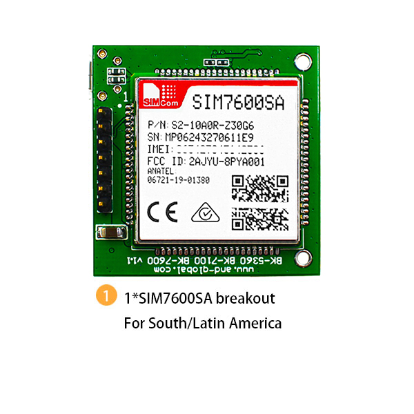 1pc New Sim7600sa Lte Cat1 Mini Core Board 4g With Antennas