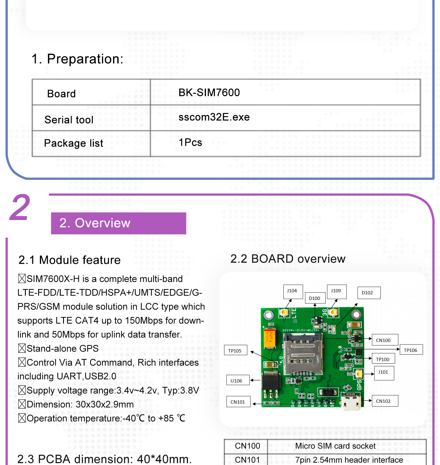 Lte Cat4 Module Board Sim7600e-h Sim7600 Series 4g Core Board With Gps And 4g Antenna 13
